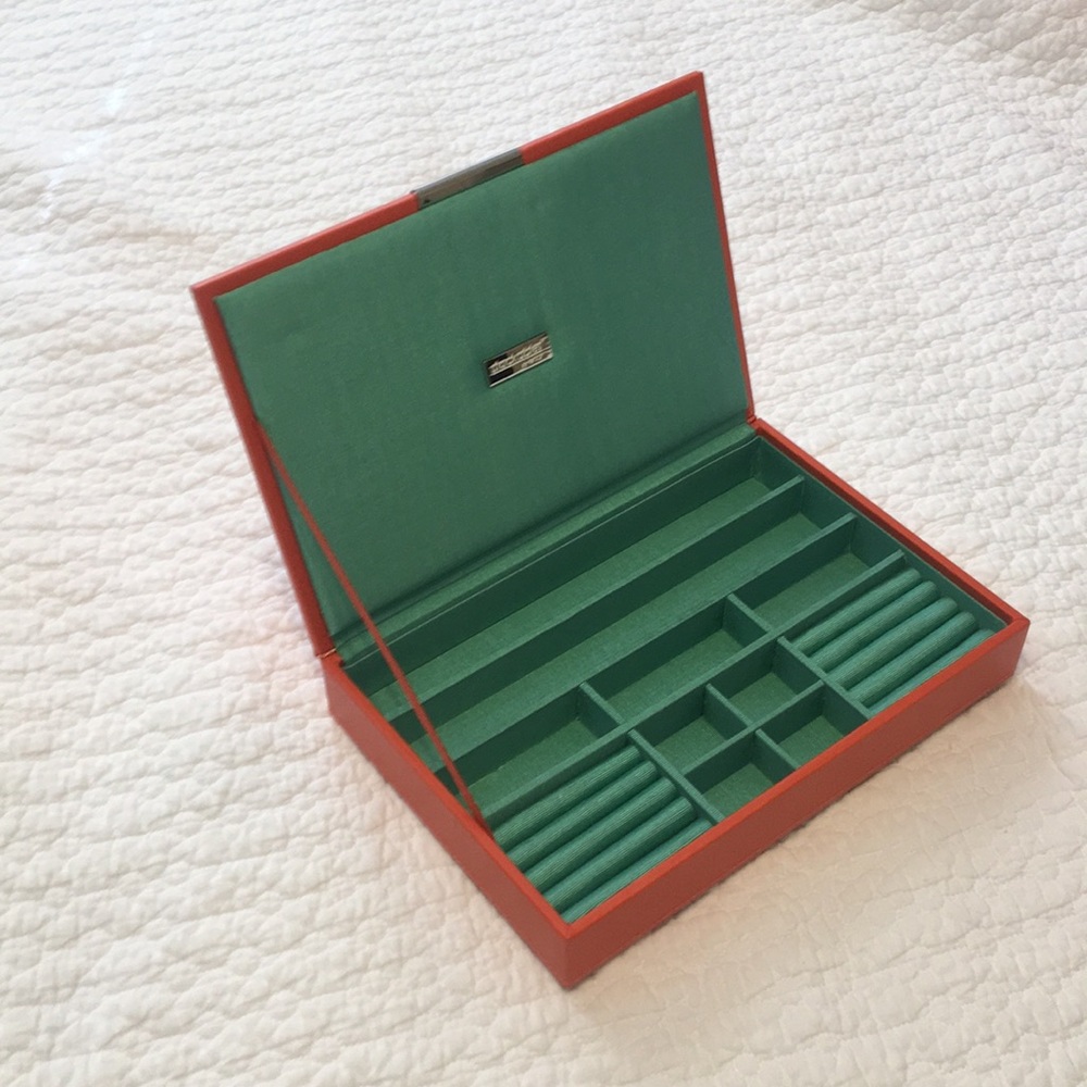 Orange jewelry box